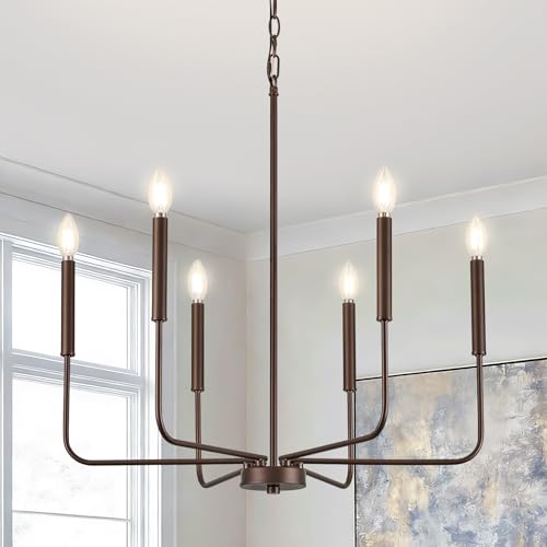 Modern Oil Rubbed Bronze Chandelier for Dining Room