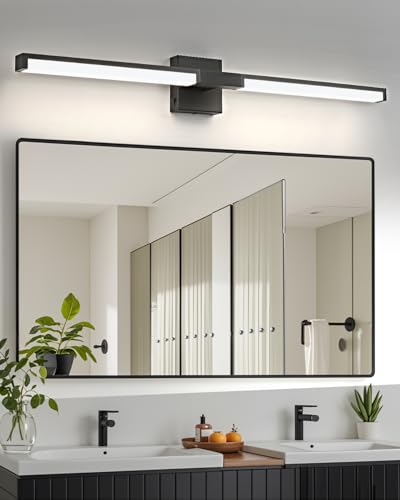 Modern Bathroom Light Fixtures Over Mirror