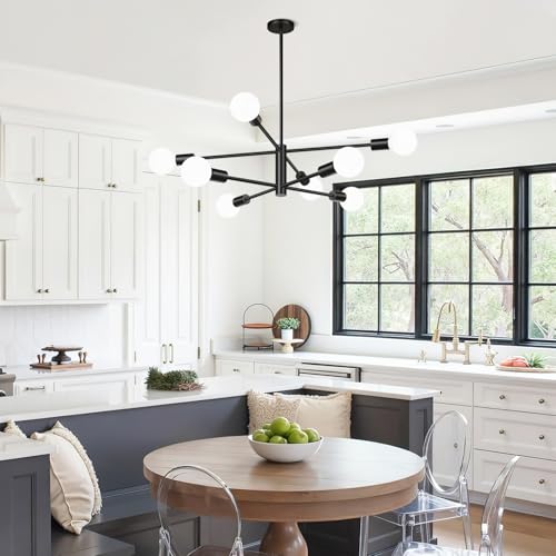 11" 52" Height Adjustable Sputnik Chandeliers Dining Room Light Fixture