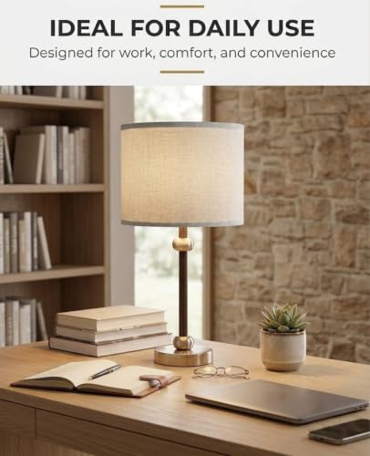Touch Table Lamps for Night Stands (2 Count)