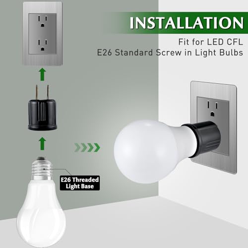 Outlet to Socket Adapter (2 Count)