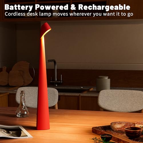Cordless Rechargeable Reading Metal Table Lamp