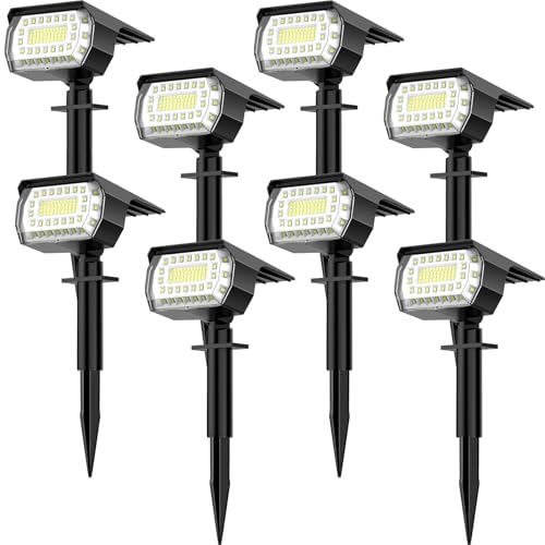 Solar Spot Lights Outdoor (8 Count)