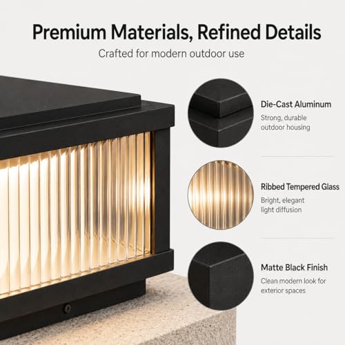 Outdoor Column Light 11.8 in