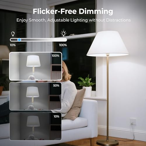 Dimmable Edison Bulbs 4000K Daylight White (10 Count)