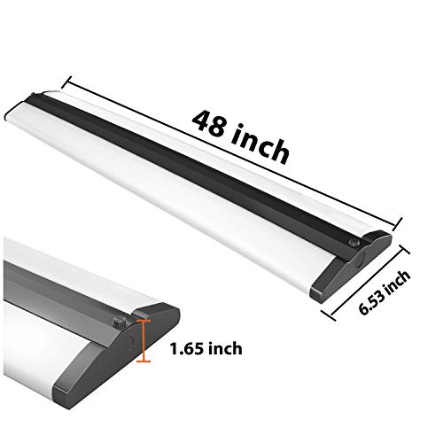 4FT LED Wraparound Light Fixture Ceiling Mount (4 Count)