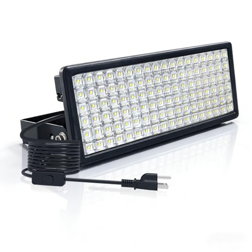 100W LED Flood Light Outdoor with 6.56ft Cord & Plug