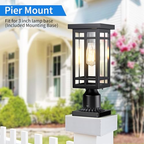 14'' Outdoor Solar Post Light