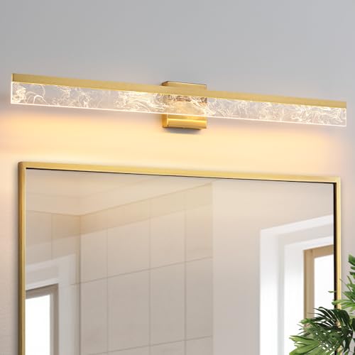 39 Inch Brushed Gold Vanity Light Fixture