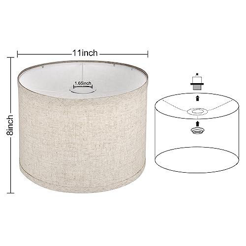11"x11"x8" Assembly Required Lampshade for Floor Lamp