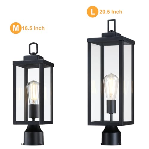 Outdoor Post Light Fixture (2 Count)