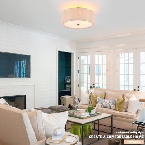 18" Large Semi Flush Mount Ceiling Light