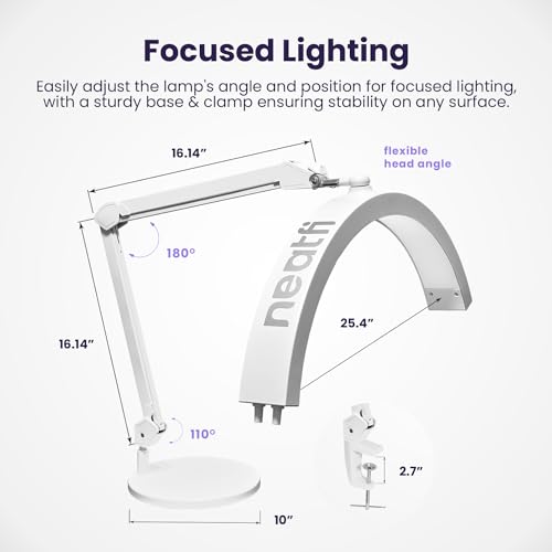 Half Moon LED Table Lamp for Estheticians
