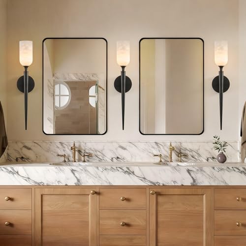 21.6" Alabaster Wall Sconce