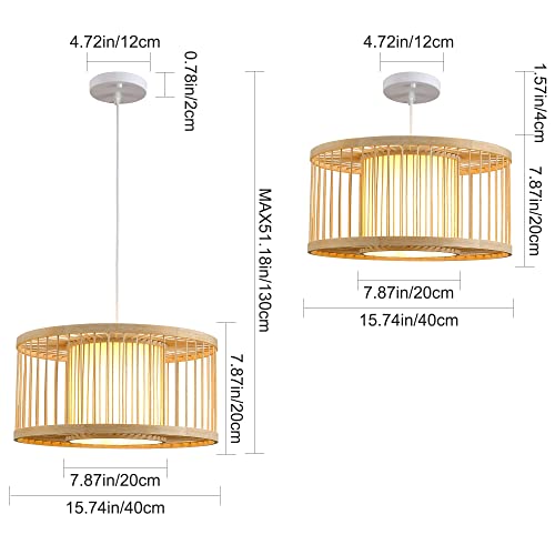Boho Rattan Pendant Lights