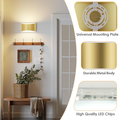 Modern LED Wall Sconces Set of 2 (2 Count)