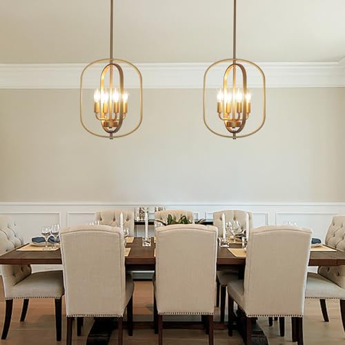 Gold Chandelier for Dining Room Light Fixture