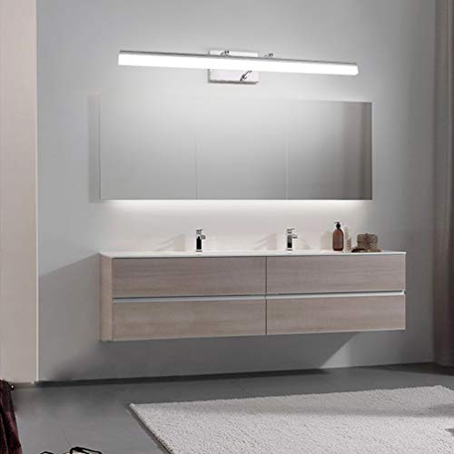 31.5 inch LED Vanity Lights Adjustable Bathroom Light Fixtures Bathroom Lighting Fixture Over Mirror Chrome Modern Vanity Lighting 5500K