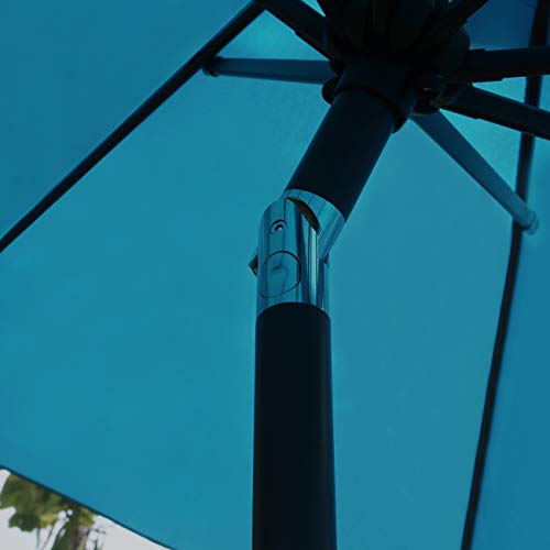 9' Solar LED Patio Umbrella