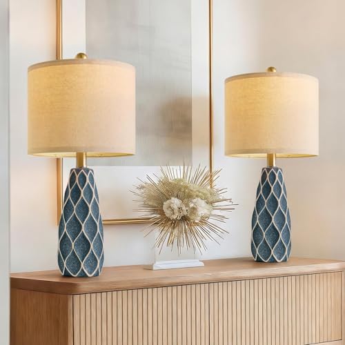 Samll Table Lamps Set of 2 for Living Room