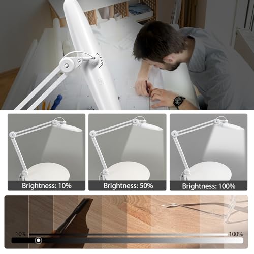 20" LED Desk Lamp with Clamp