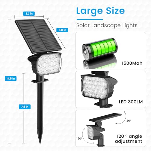 Solar Spotlight Outdoor (12 Count)