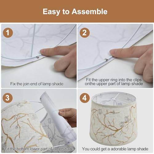Lampshades Set of 2 for Table Floor Lamp (2 Count)