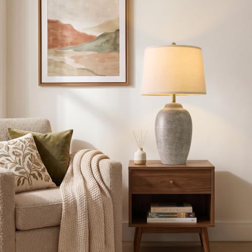 29.5" Tall Vintage Ceramic Table Lamp with 5FT Cord