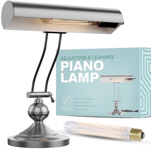 Classic Antique Retro Adjustable Leaning Piano Lamp Banker Desk Light