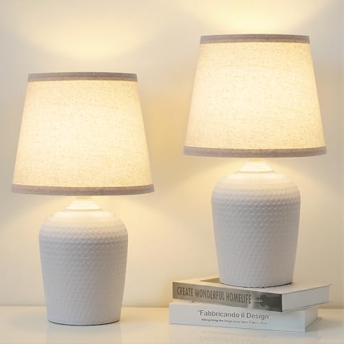 16’’ Small Table Lamps Set of 2 for Bedroom (2 Count)