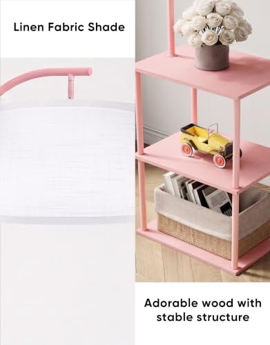 Floor Lamp with Table 2 (Pink)