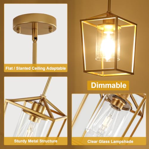 3 Pack Gold Pendant Lights (3 Count)