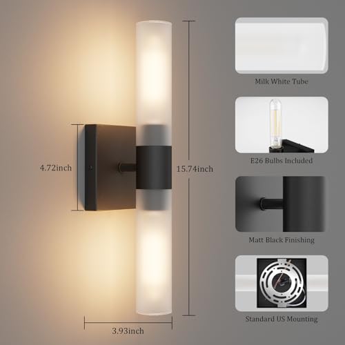 Black Wall Sconces Set of Two (2 Count)