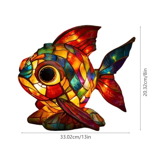Stained Glass Animal Lamp