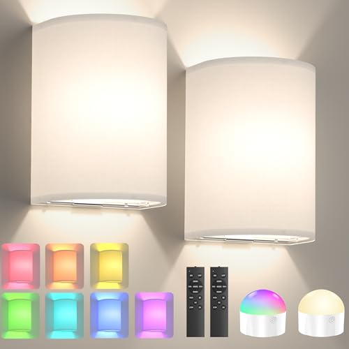Battery Operated Wall Sconce Set of Two (2 Count)