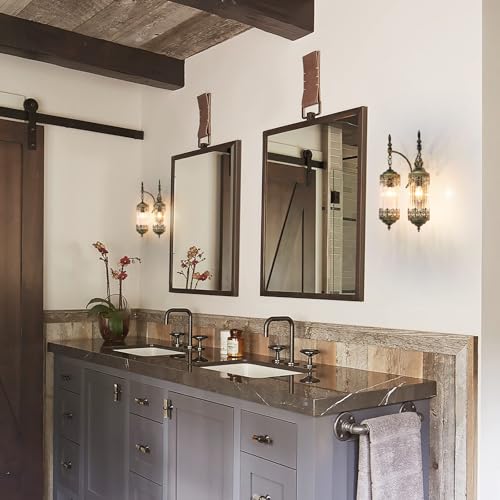 Antique Gothic Glass Wall Sconce for Bedroom
