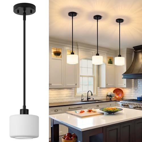 Milk Glass Pendant Lights Kitchen Island
