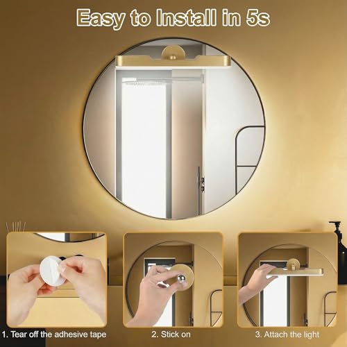 2 Pack Wireless Vanity Lights for Mirror (2 Count)