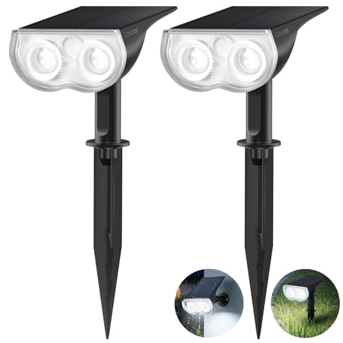 Solar Spot Lights Outdoor Waterproof (2 Count)