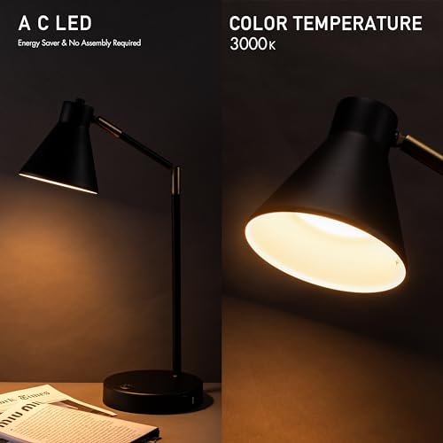 Astrum LED Desk Lamp with Dual USB Charging Ports