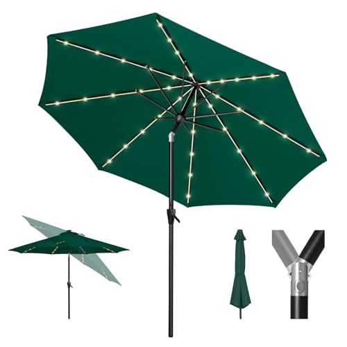 10ft Patio LED Umbrella with light