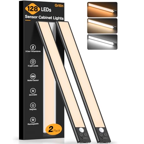14.7inch Under Cabinet Lighting Rechargeable 2 Pack