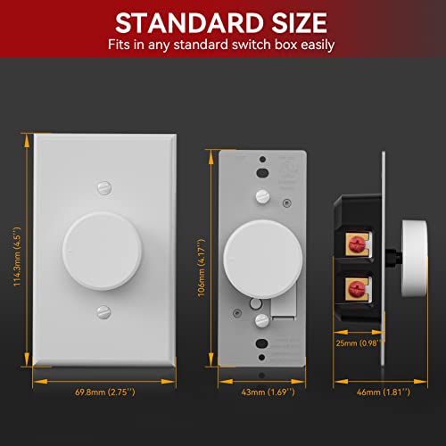 Digital Light Toggle Dimmer Switch for Dimmable LED (10 Count)