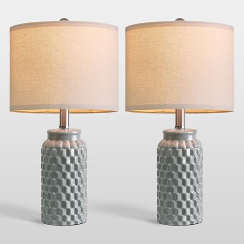 20.5" Ceramic Table Lamps Set of 2 (2 Count)