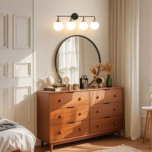 Black Gold Bathroom Light Fixtures Over Mirror Vanity 4