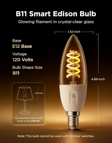 E12 LED Candle Bulb (4 Count)