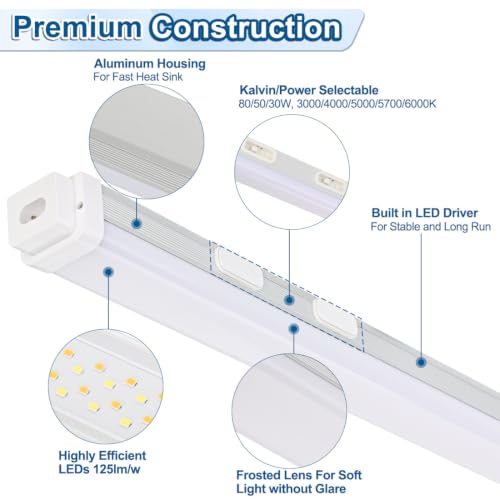 8FT LED Shop Light 1Pack