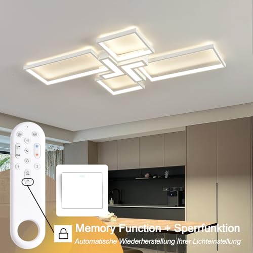 Modern Ceiling Light 32'' 50W 3000K