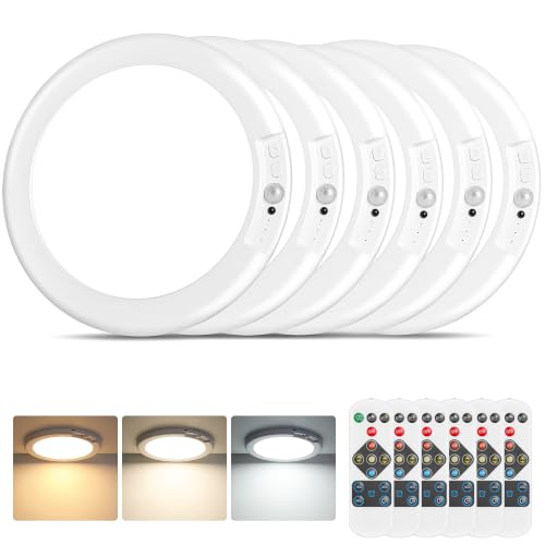 Rechargeable Motion Sensor Ceiling Light (6 Count)
