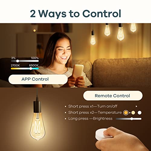 Smart Edison Light Bulb (6 Count)